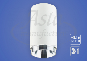 Светильник EKS ART INLAY MR16(GU10) накладной, белый